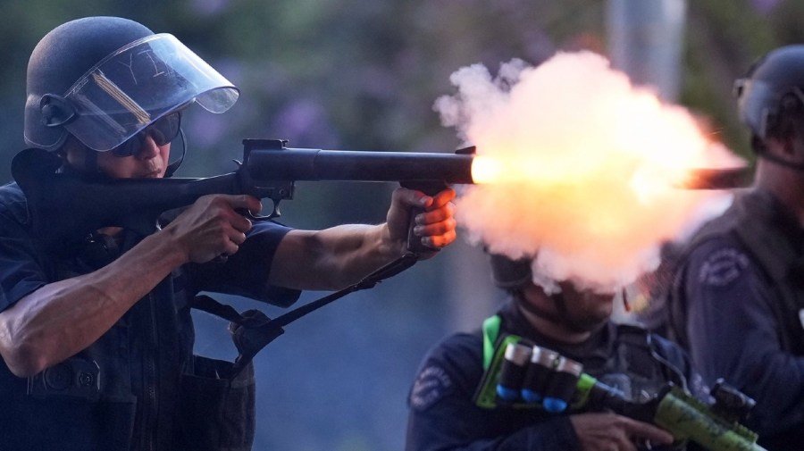 Body found in LA looting, protest area