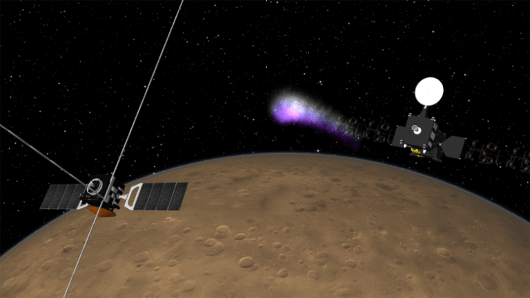 Orbiter Pair Expands View of Martian Ionosphere