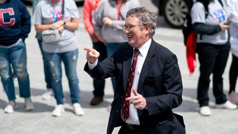 Massie fires back at Vance VP 'excitement' question: 'Ask Mike Pence'