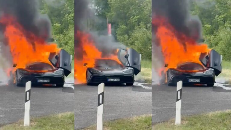 Rare Mercedes-AMG Hypercar Destroyed In Raging Fire