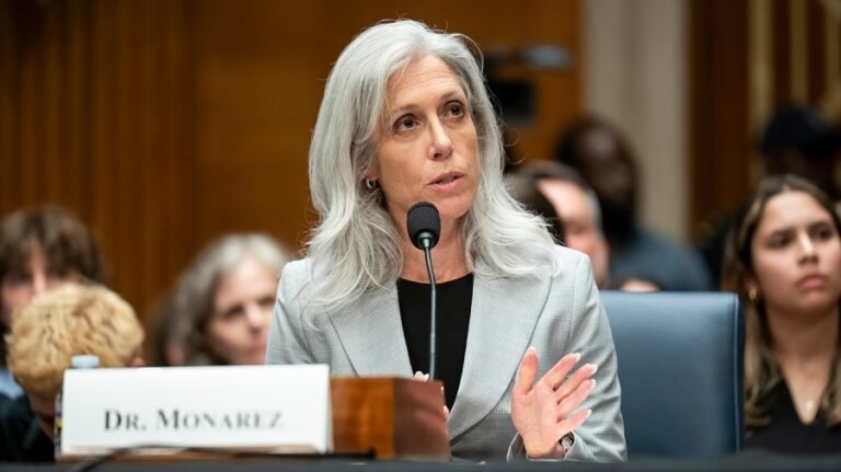 Trump's CDC pick treads carefully in Senate debut