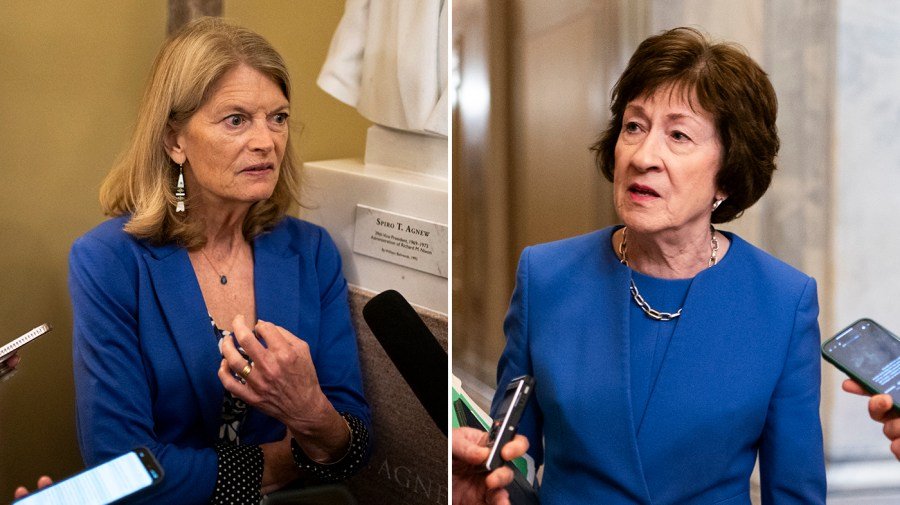 GOP looks to win over Collins, Murkowski on Trump bill