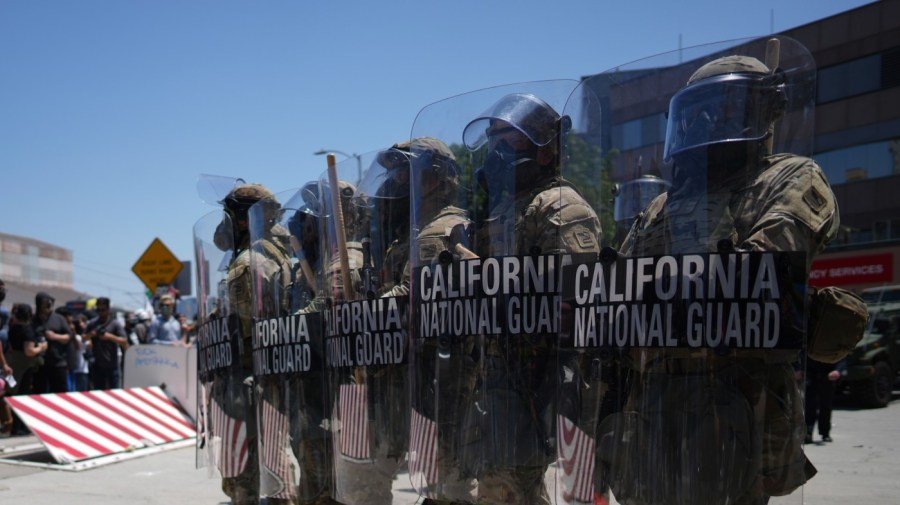 In deploying National Guard, Trump critics see 'run around' of Insurrection Act
