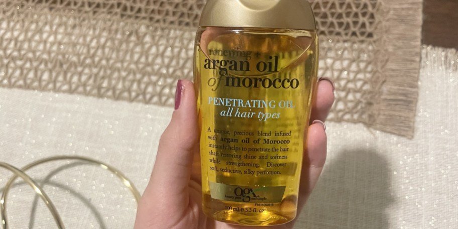 OGX Argan Oil Hair Treatment Only $4.59 Shipped on Amazon (Reg. $11) | Over 11K 5-Star Ratings