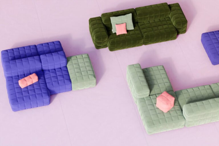 HENN Is What Happens When Your Favorite Blanket Becomes a Sofa