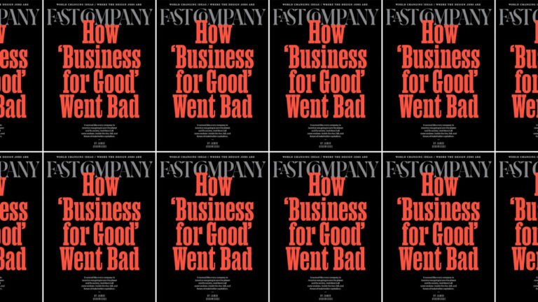 Stakeholder capitalism is entering new era. So is ‘Fast Company’
