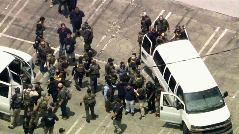 Dozens possibly detained by federal officials amid immigration raids in Los Angeles