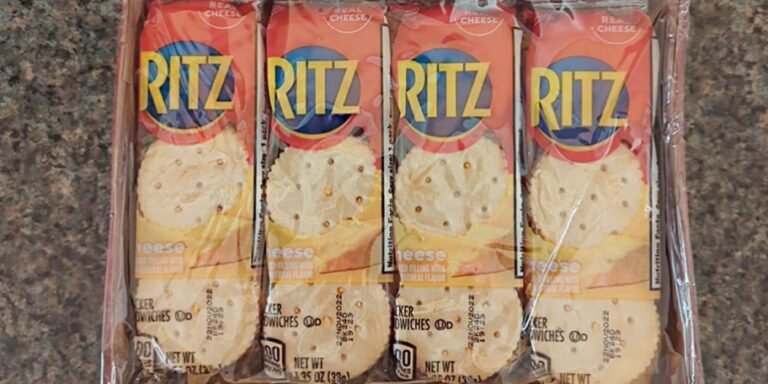 Ritz Sandwich Crackers 48-Count Only $13.73 Shipped on Amazon (Just 29¢ Per Pack!)