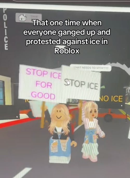 Kids On Roblox Are Protesting ICE