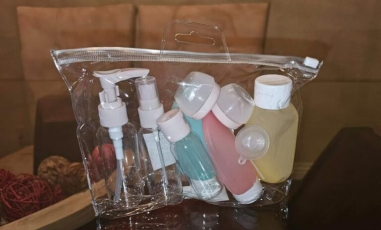 Toiletry Travel Bottles 12-Piece Set Only $5.99 on Amazon