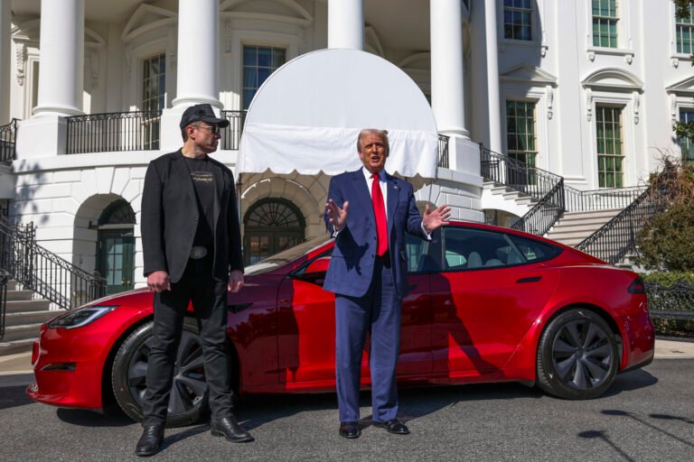 Trump floats revoking Musk’s federal contracts
