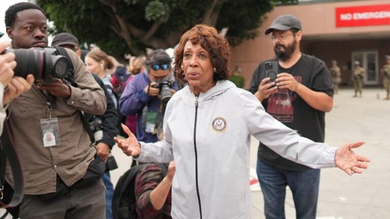 Maxine Waters on troop deployment to LA: Trump a 'cruel, dishonorable human being'