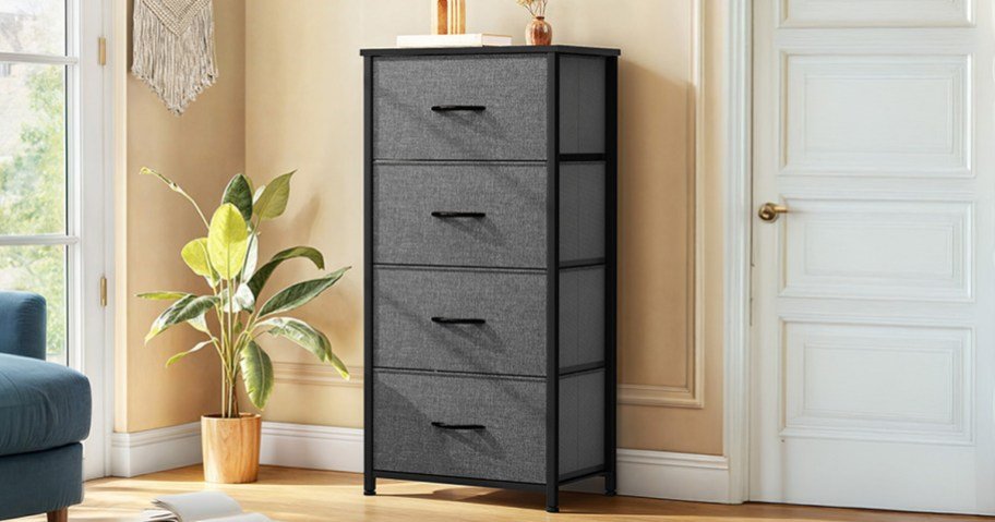 Fabric Storage Dresser Under $27 on Amazon (SO Easy to Assemble!)