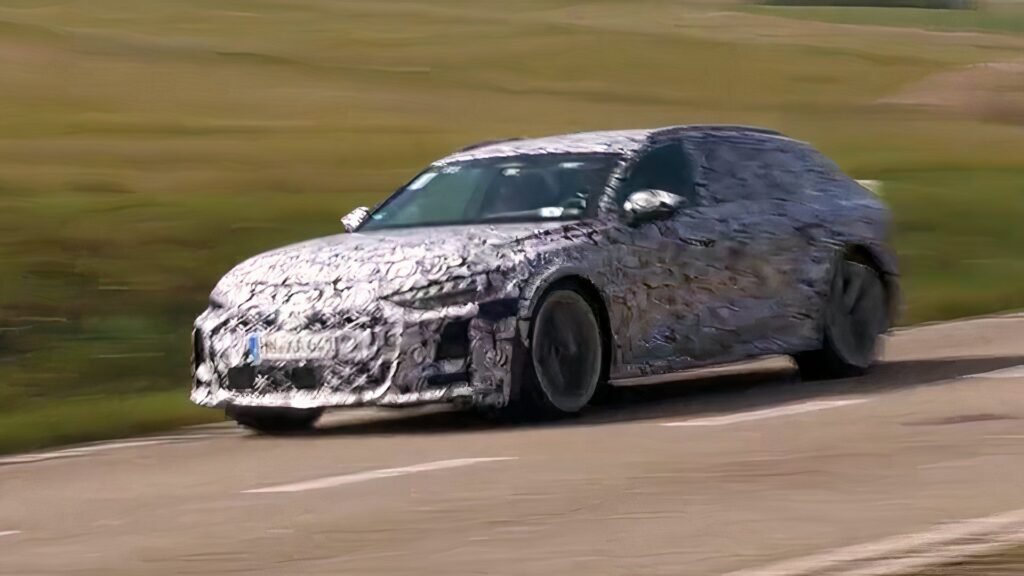 Audi's Next RS6 Avant Is Belting Out Big Combustion Noises On Track