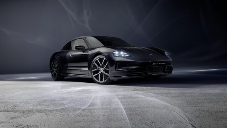 2026 Porsche Taycan Black Edition Is Batman's Dream Sedan