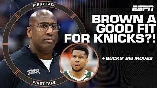 Is Mike Brown the right coach for the Knicks? + Should Giannis LEAVE the Bucks? | First Take