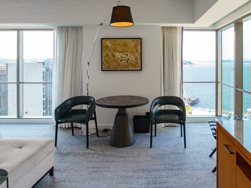 I stayed at a 5-star Four Seasons in Seattle. My $1,000-a-night room had the best view in the city.