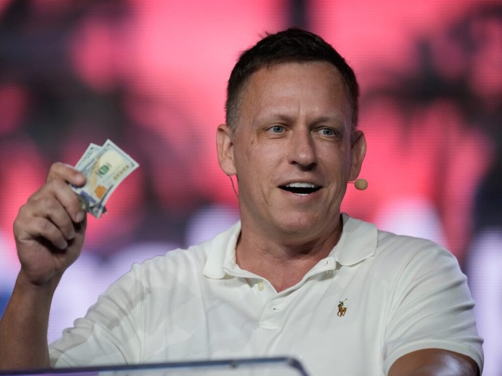 Peter Thiel's political hiatus is over. Here's where his money's flowing now.