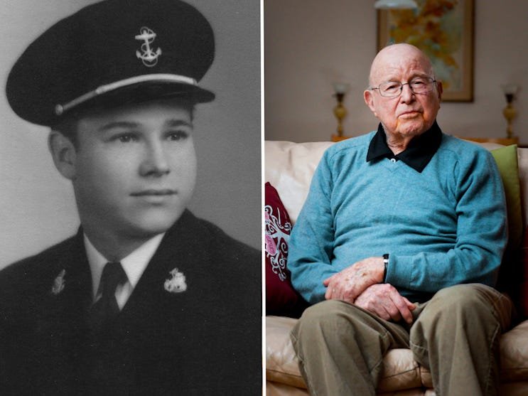 101-Year-Old American veteran shares his secret to a long, happy life
