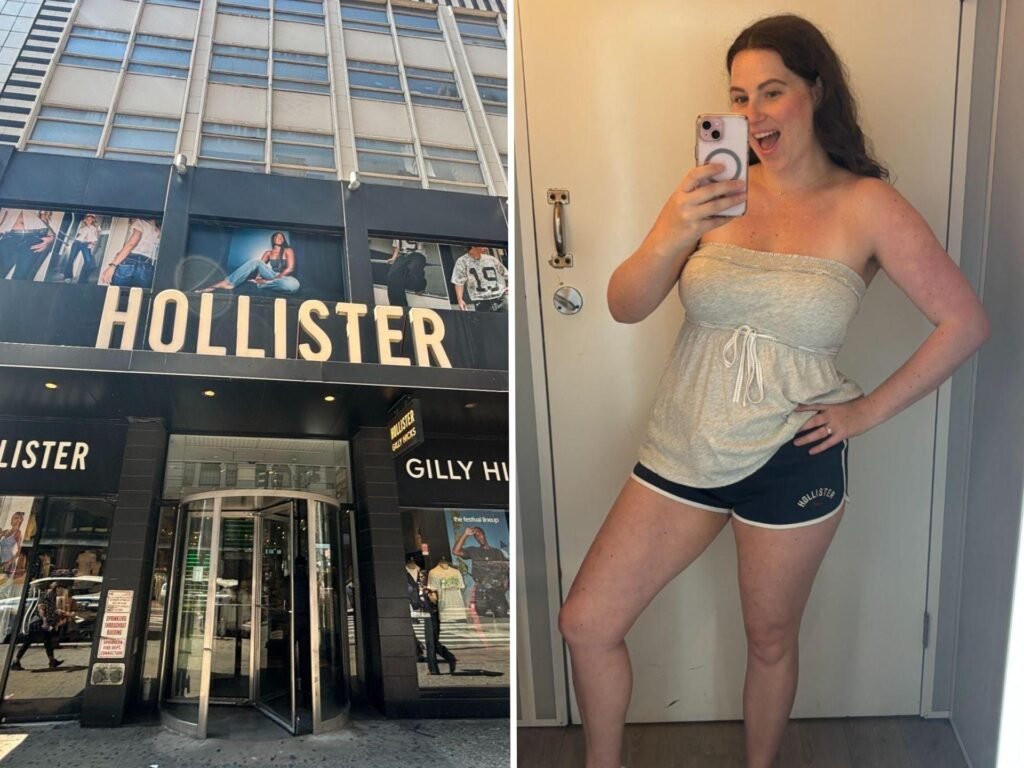 We're millennials who shopped Hollister's Y2K collection. It felt like we'd gone back in time.