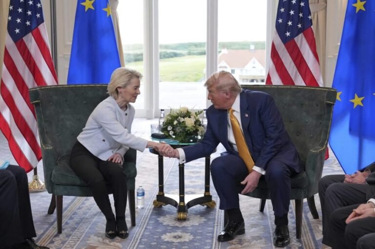 Trump, EU’s von der Leyen strike trade deal for 15 percent tariffs