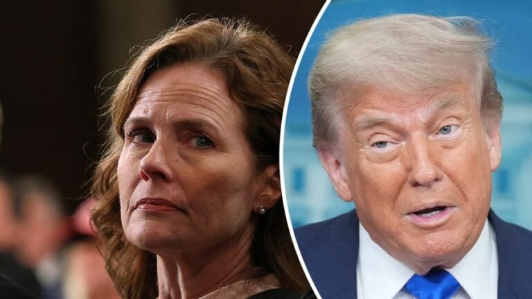 Amy Coney Barrett lands back in MAGA’s good graces 