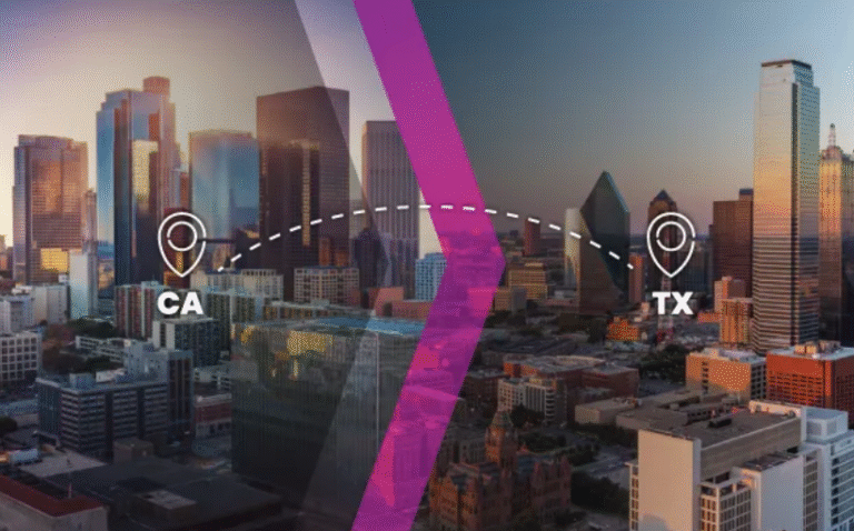 Texas Leads Nation in Corraling Outbound Californians