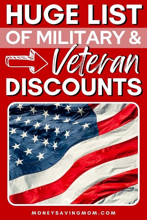 HUGE List of 100+ Best Military and Veteran Discounts