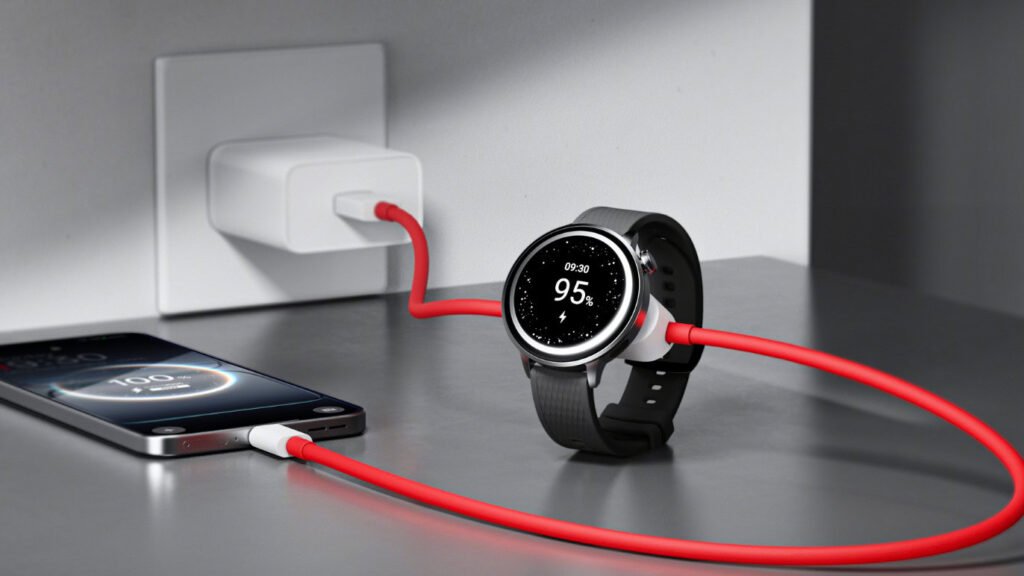 OnePlus added a proprietary watch charger to its phone charging cable, because why not