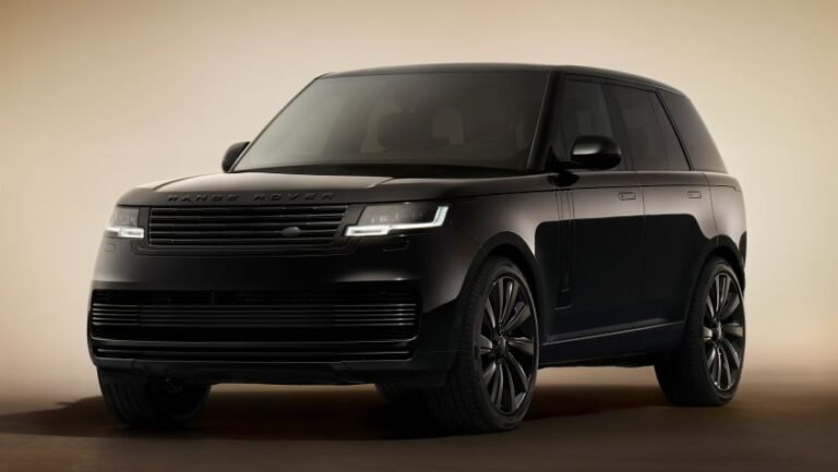 New Range Rover SV Black is a 606bhp luxury SUV with an attitude