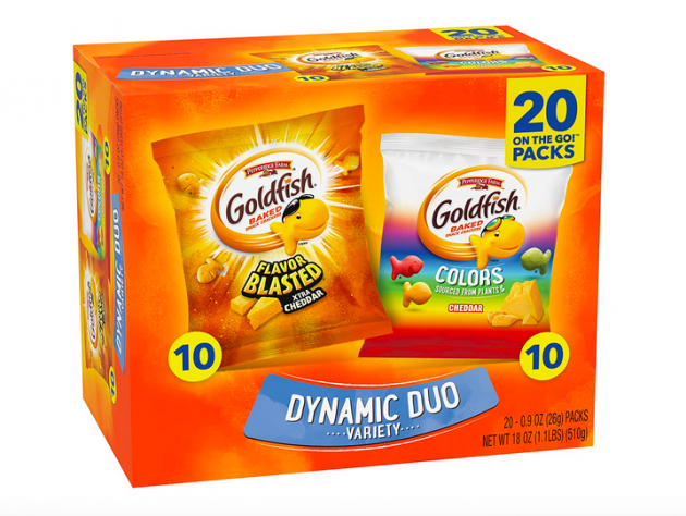 Goldfish Dynamic Duo Colors Crackers, 20 pack only $7.88 shipped, plus more! {Prime Day Deal}