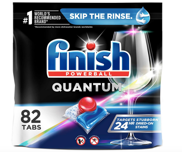 Finish Quantum Dishwasher Detergent (82 count) only $13.81 shipped!