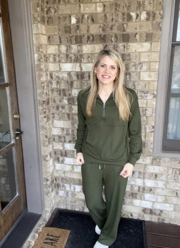 Women’s 2-Piece Sweatsuit Set only $24.59 {Crystal LOVES This!}