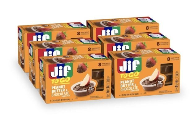 Jif Peanut Butter & Chocolate To Go, 8 Count Cups (Pack of 6) only $7.93 shipped!