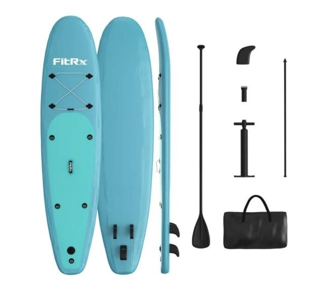*HOT* FitRx 10-Foot Inflatable Paddle Board with Aluminum Adjustable Paddle only $99.99 shipped (Reg. $300!)