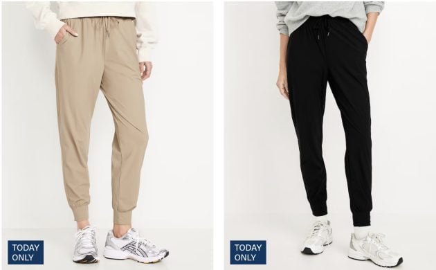 Old Navy High-Waisted SleekTech Joggers only $17!