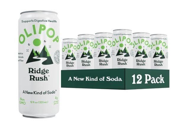 OLIPOP Sparkling Prebiotic Soda, 12 pack only $10.45 shipped!