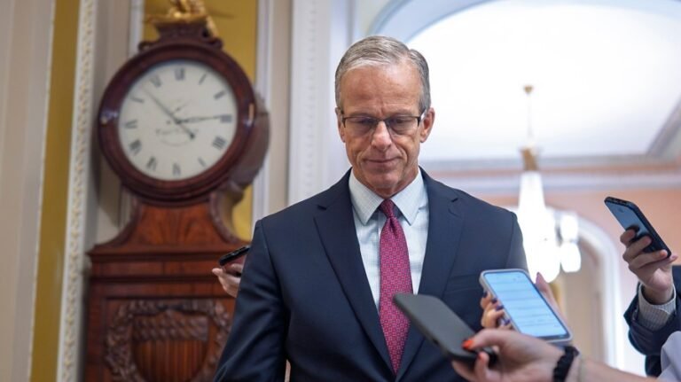 Conservatives huddle with Thune after plan to cut more from Medicaid stalls