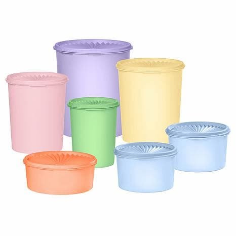 *HOT* Tupperware 14-piece Heritage Sheer Canister Collection only $28.45 shipped!