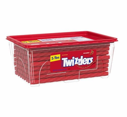 Twizzlers Twists Strawberry Flavored Licorice 5lb Tub only $6.98 shipped!