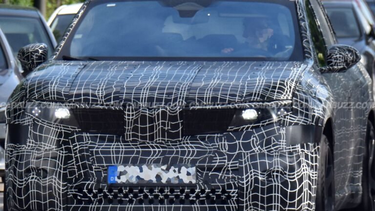 Spy Shots. Camouflaged BMW iX3 M Spotted On The Roads In Munich