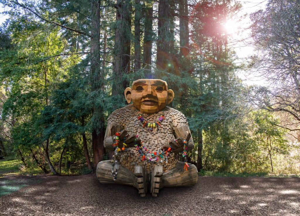Six Activist Trolls Tromp Through a California Woodland to ‘Save the Humans’