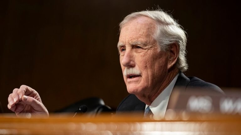 Sen. Angus King to oppose 'any' support for Israel amid Gaza crisis