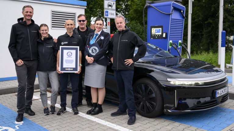 Lucid Shatters World Record With 749-Mile Drive On A Single Charge