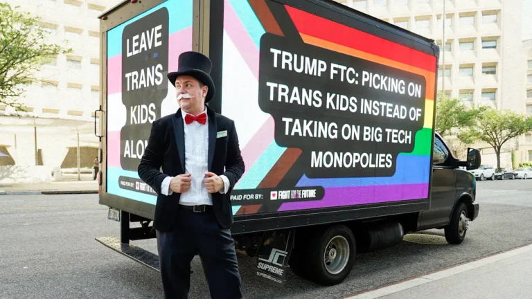 Trump’s FTC is spreading lies about trans people. This bill would let it wipe them off the internet