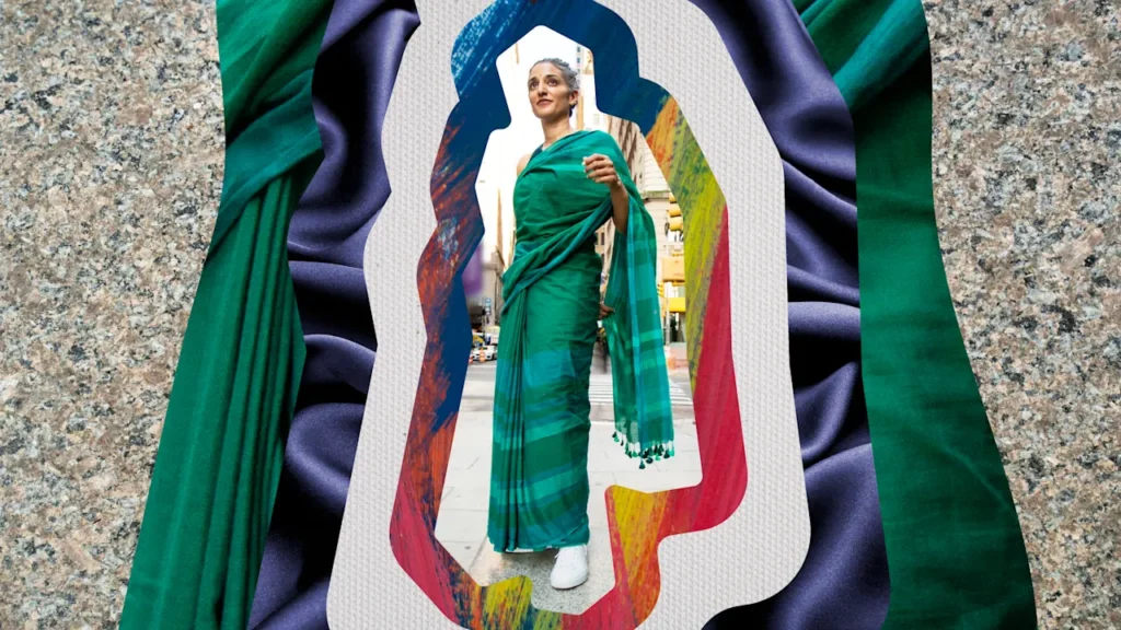 Namrata Tripathi has mastered the ‘power sari’