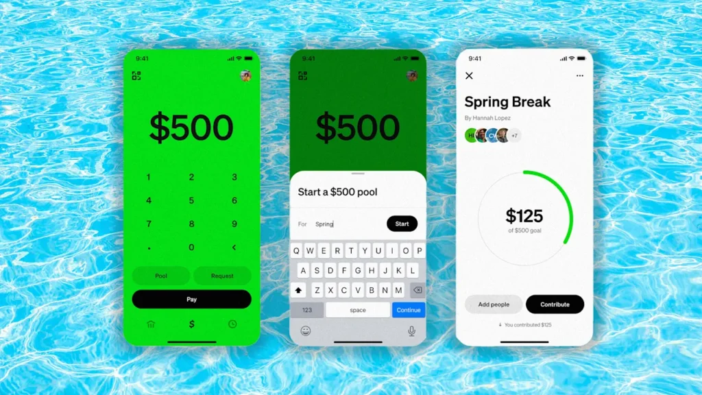 Cash App wants you to throw your money in the pool (literally)