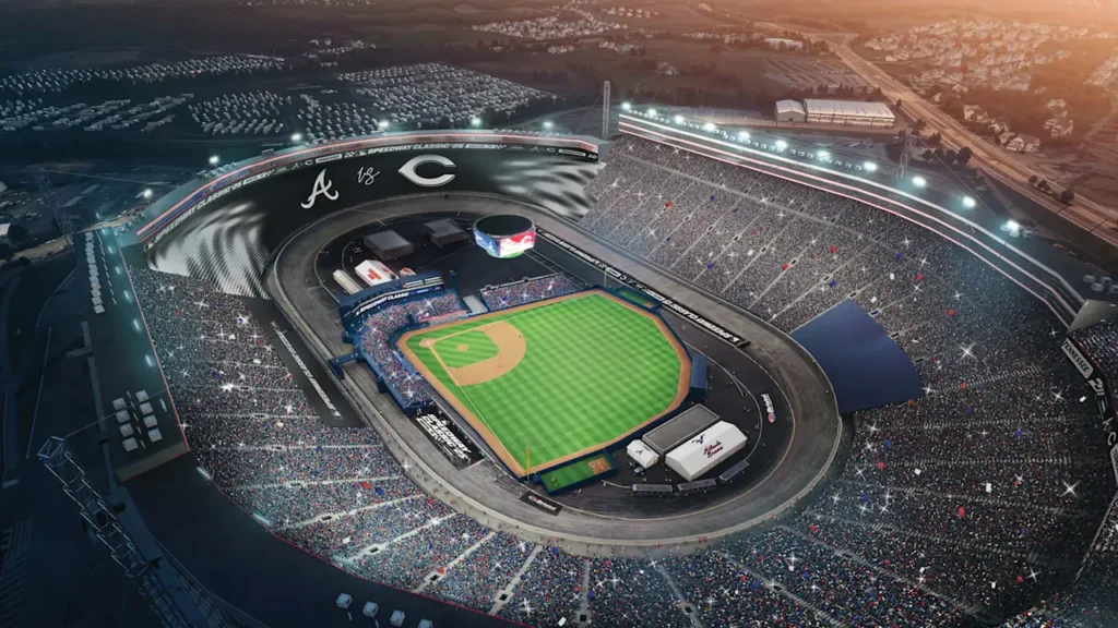 Why baseball’s biggest game in 70 years is happening at a racetrack