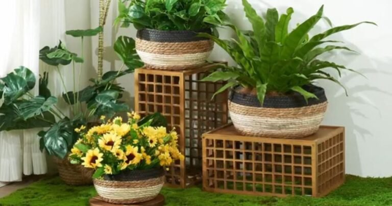 Seagrass Planter Baskets 3-Pack Only $14.99 on Amazon (Reg. $30)