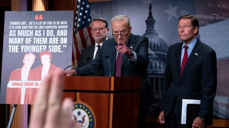 Democrats ramp up pressure on Trump, GOP over Epstein files with arcane gambit